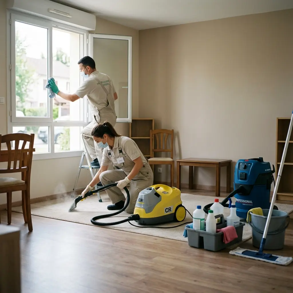 Comment se déroule l'intervention de débarrassage de logement à Orgeval, depuis le devis jusqu'au suivi final ?
