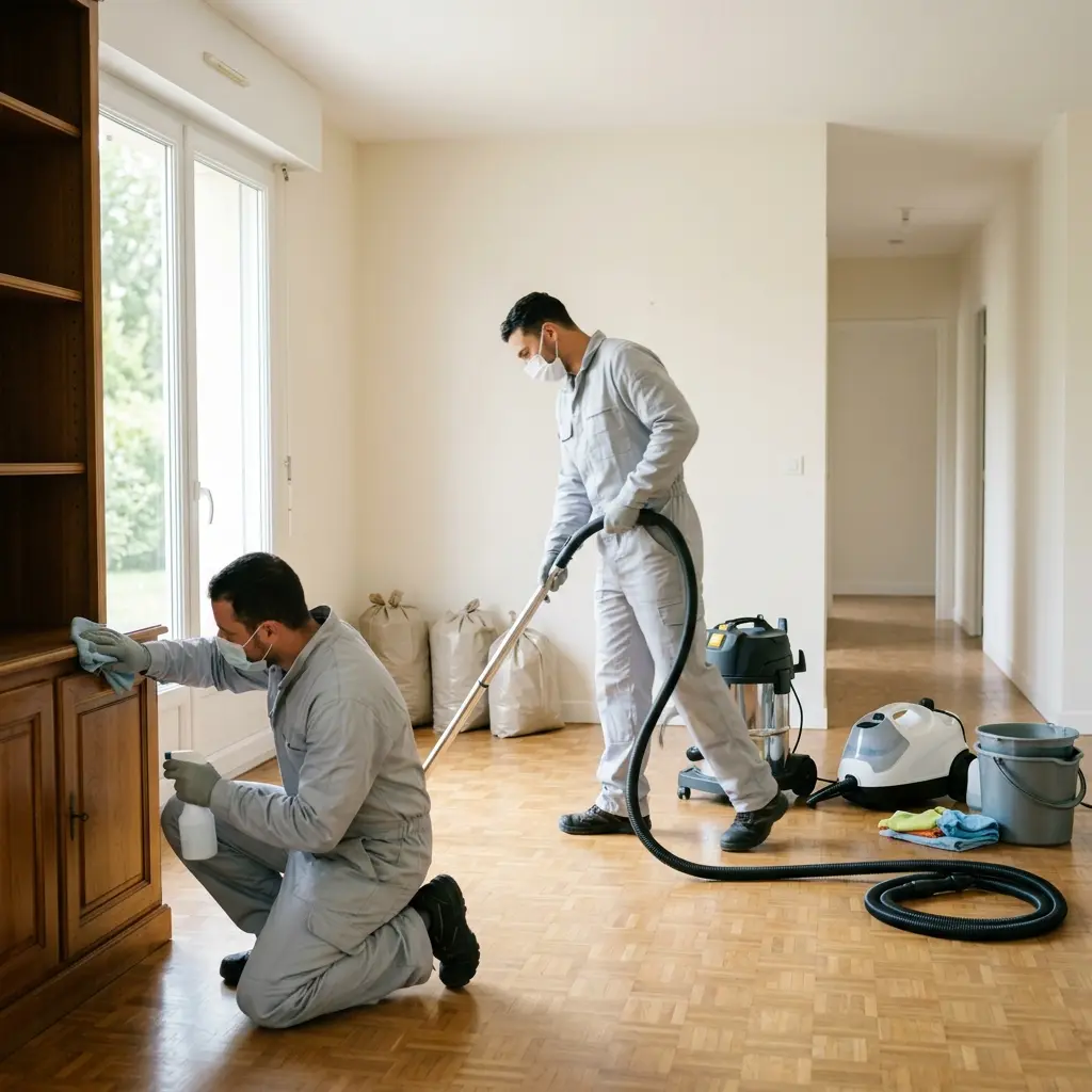 Comment se déroule le débarras à Mennecy ?