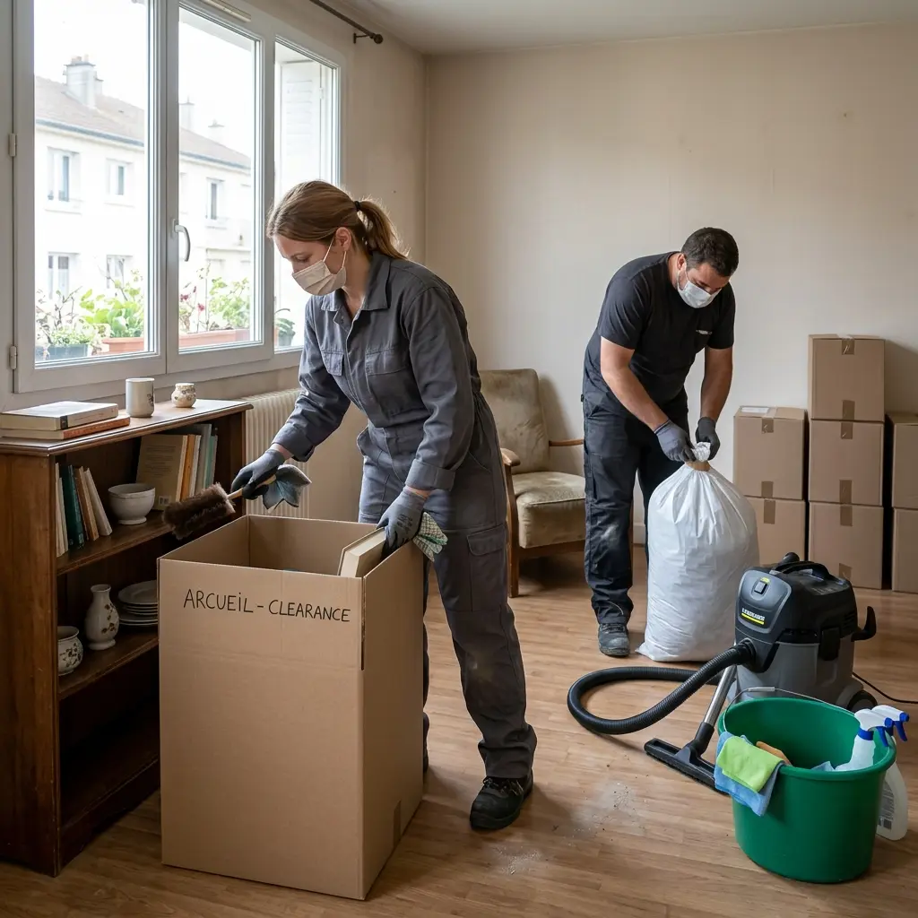Notre méthode de débarras de logement à Arcueil