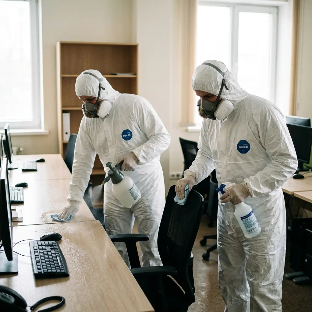 Situations d'urgence pour une désinfection et décontamination