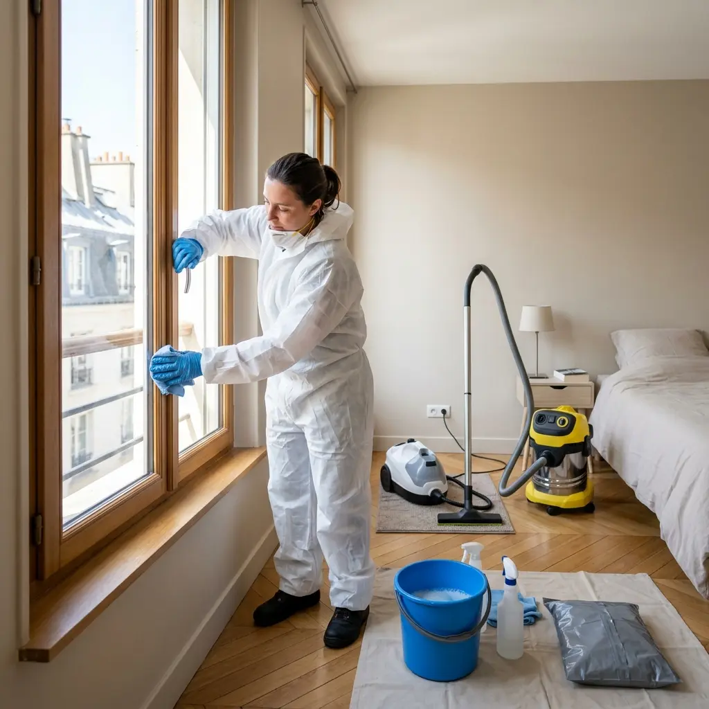 Comment se déroule l’intervention de désinfection et décontamination à Paris 1, étape par étape ?