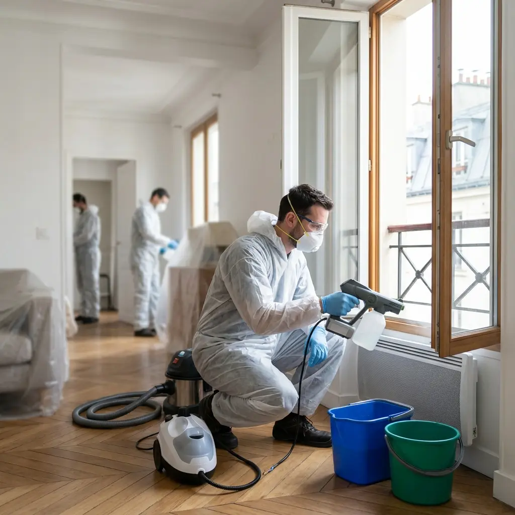 Notre approche de désinfection et décontamination à Paris 19