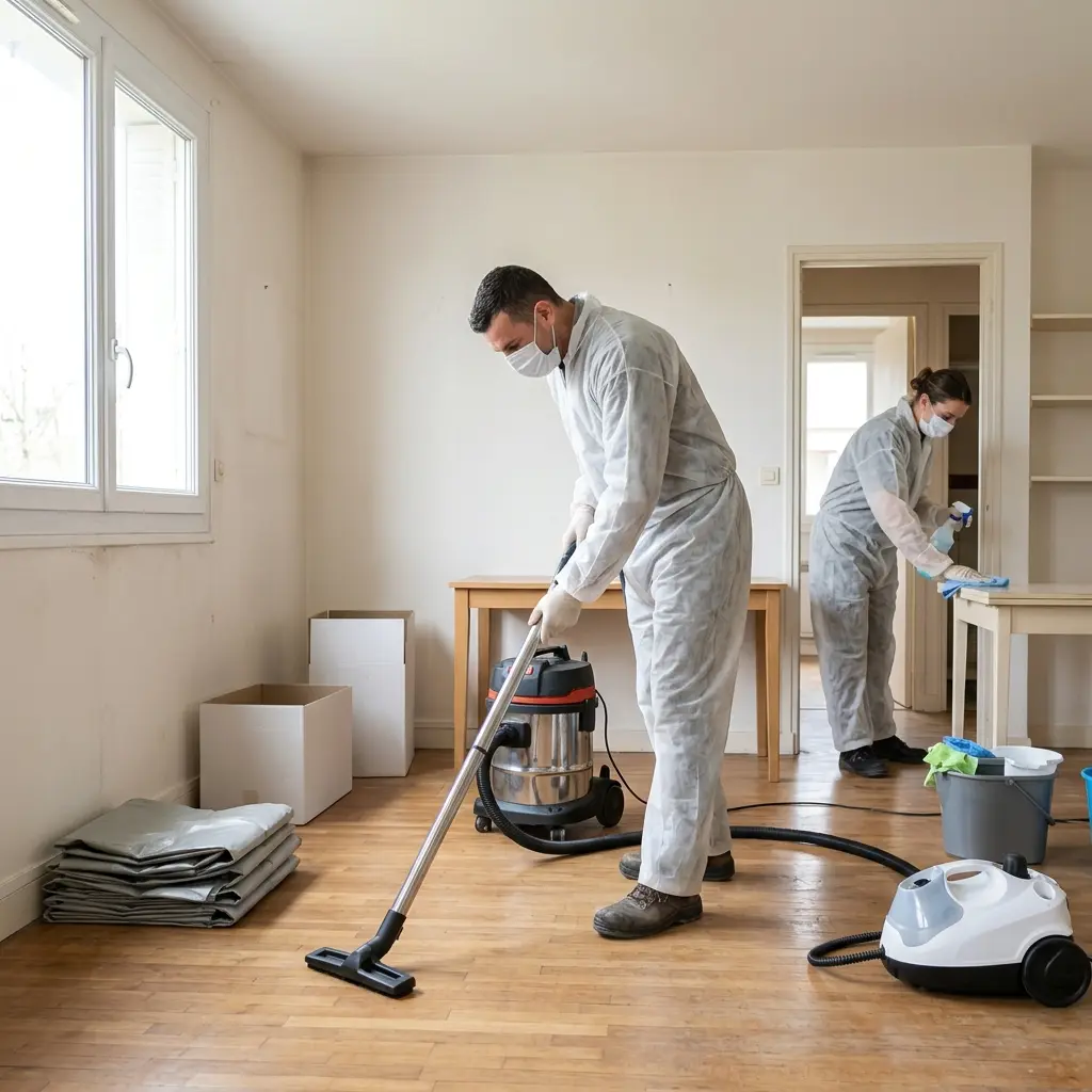 Procédure de décontamination spécialisée