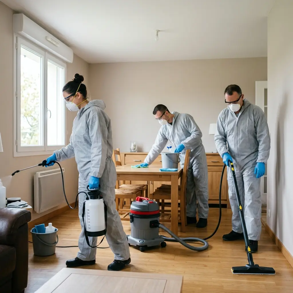 Un protocole rigoureux de décontamination technique
