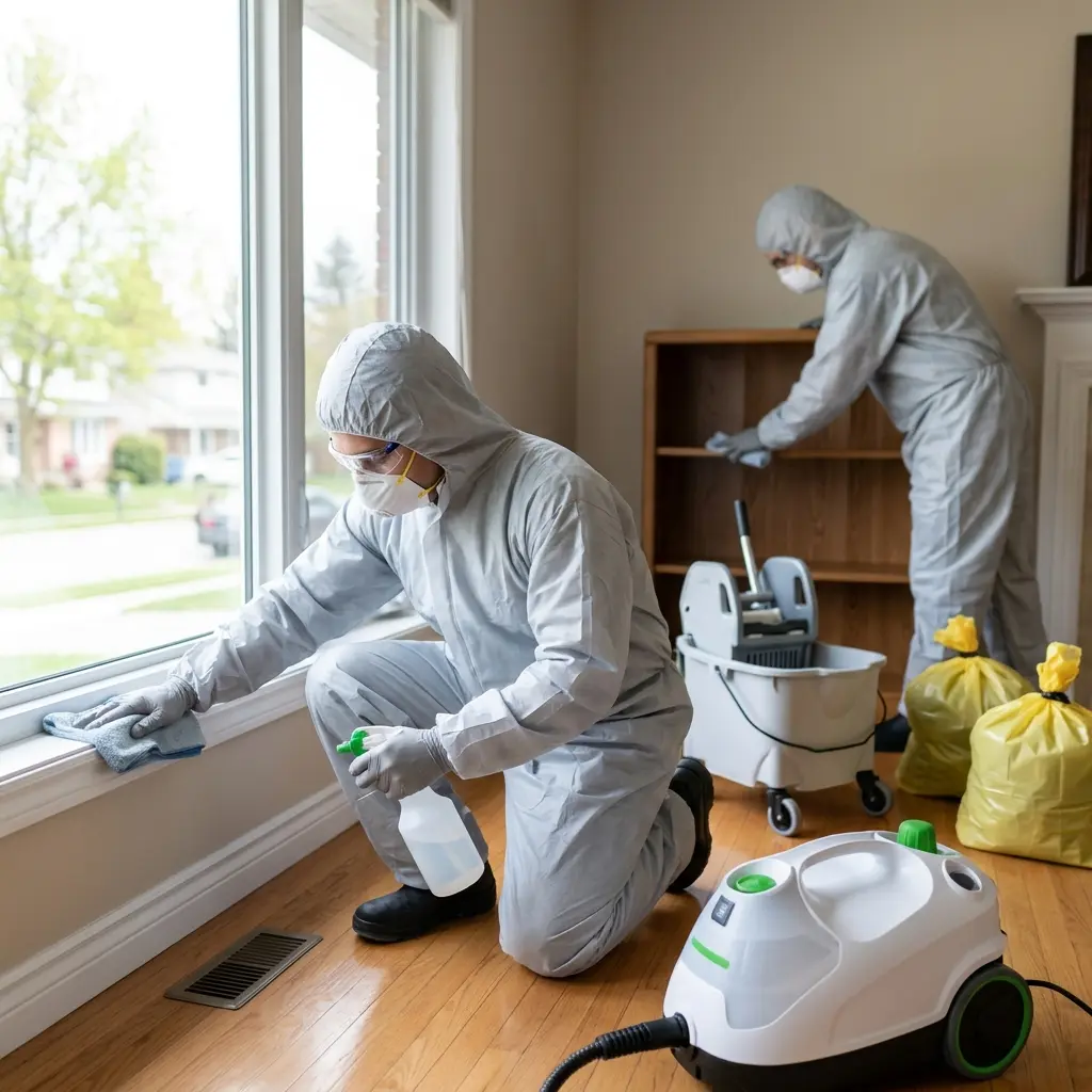 Le processus technique de décontamination