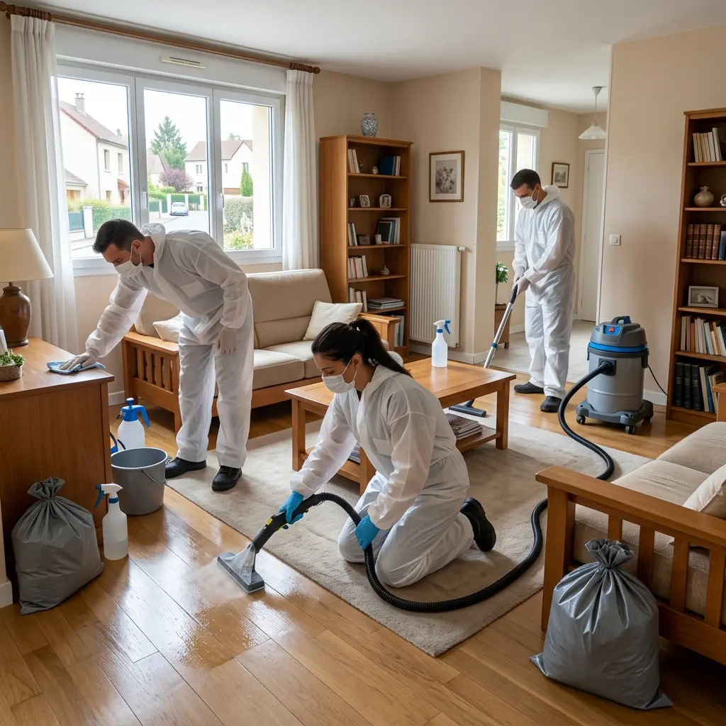 Traitement technique et décontamination profonde