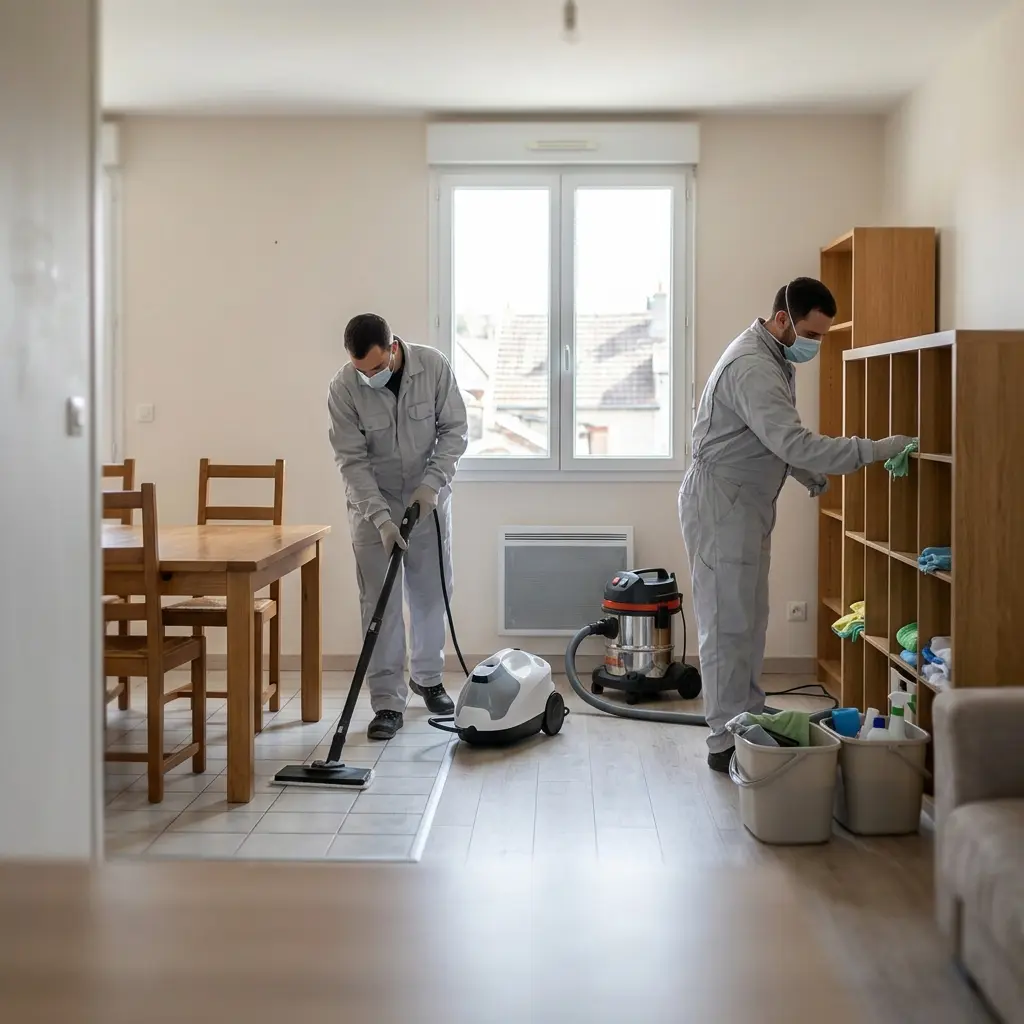 Quel est le déroulement de l’intervention de désinfection à Samois-sur-Seine ?