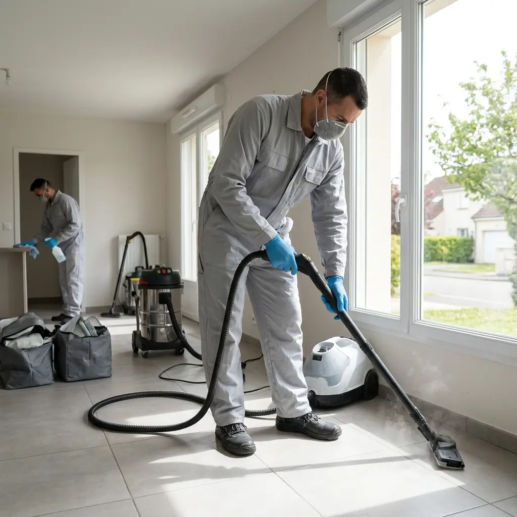 Méthode de désinfection et décontamination à Hardricourt