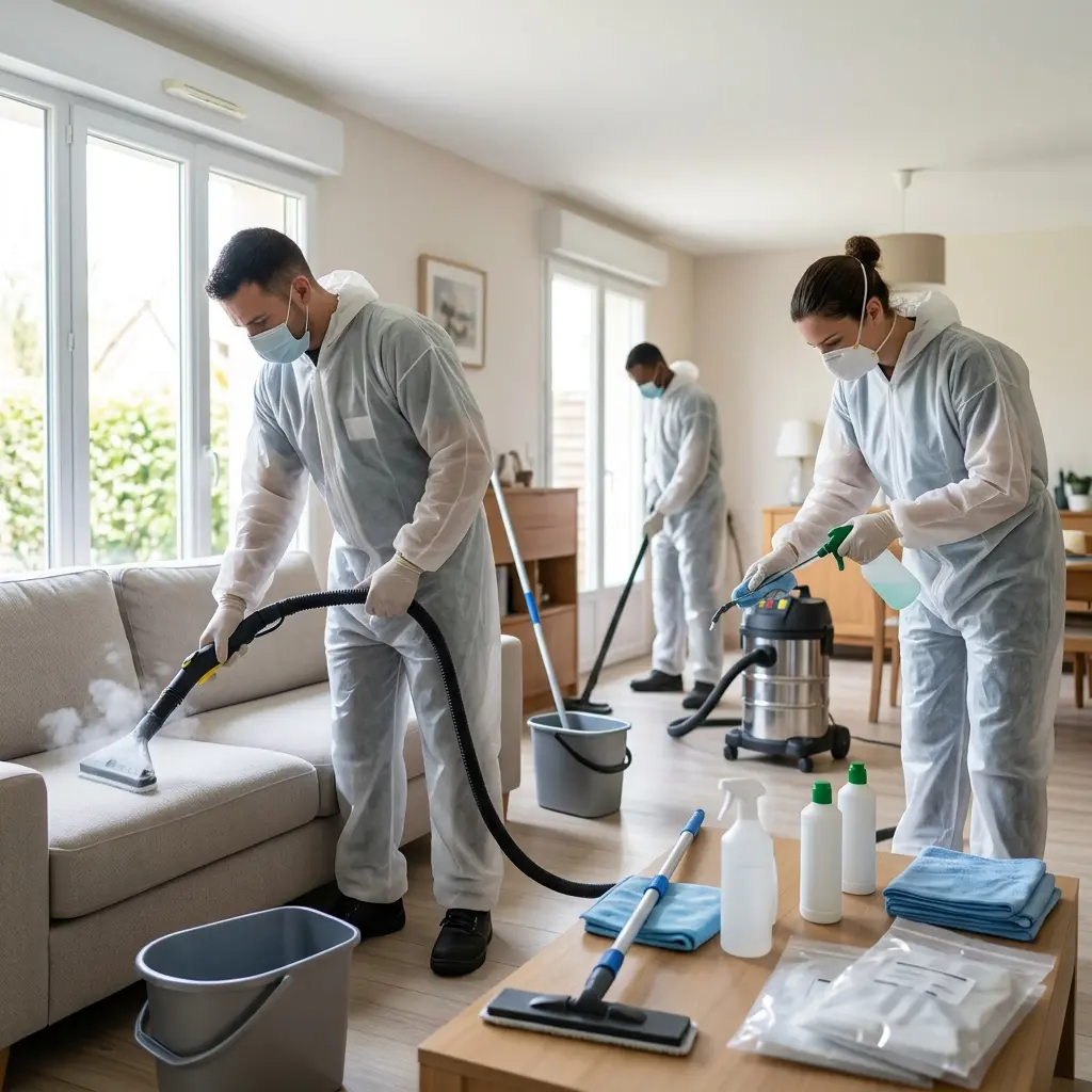 Comment se déroule l’intervention de désinfection à Égly ?