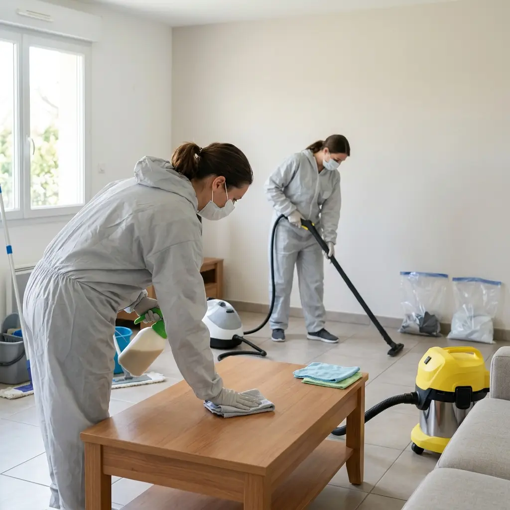 Comment nous procédons pour désinfecter votre logement à Étréchy