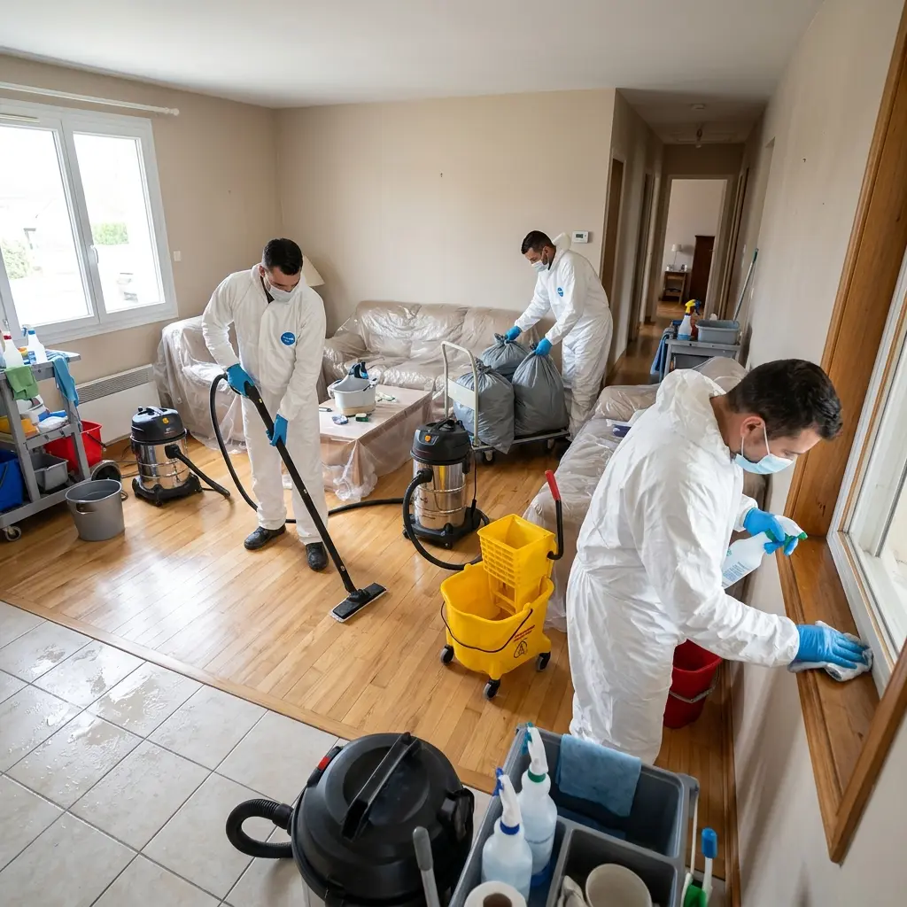 Traitement technique et élimination des risques biologiques
