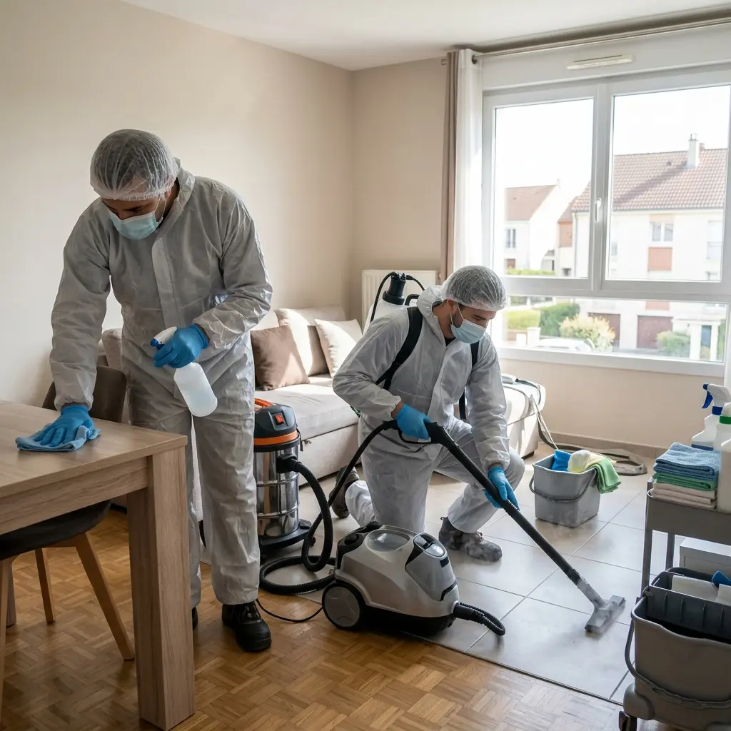 Préparez‑vous à la tranquillité après votre intervention de Désinfection et décontamination