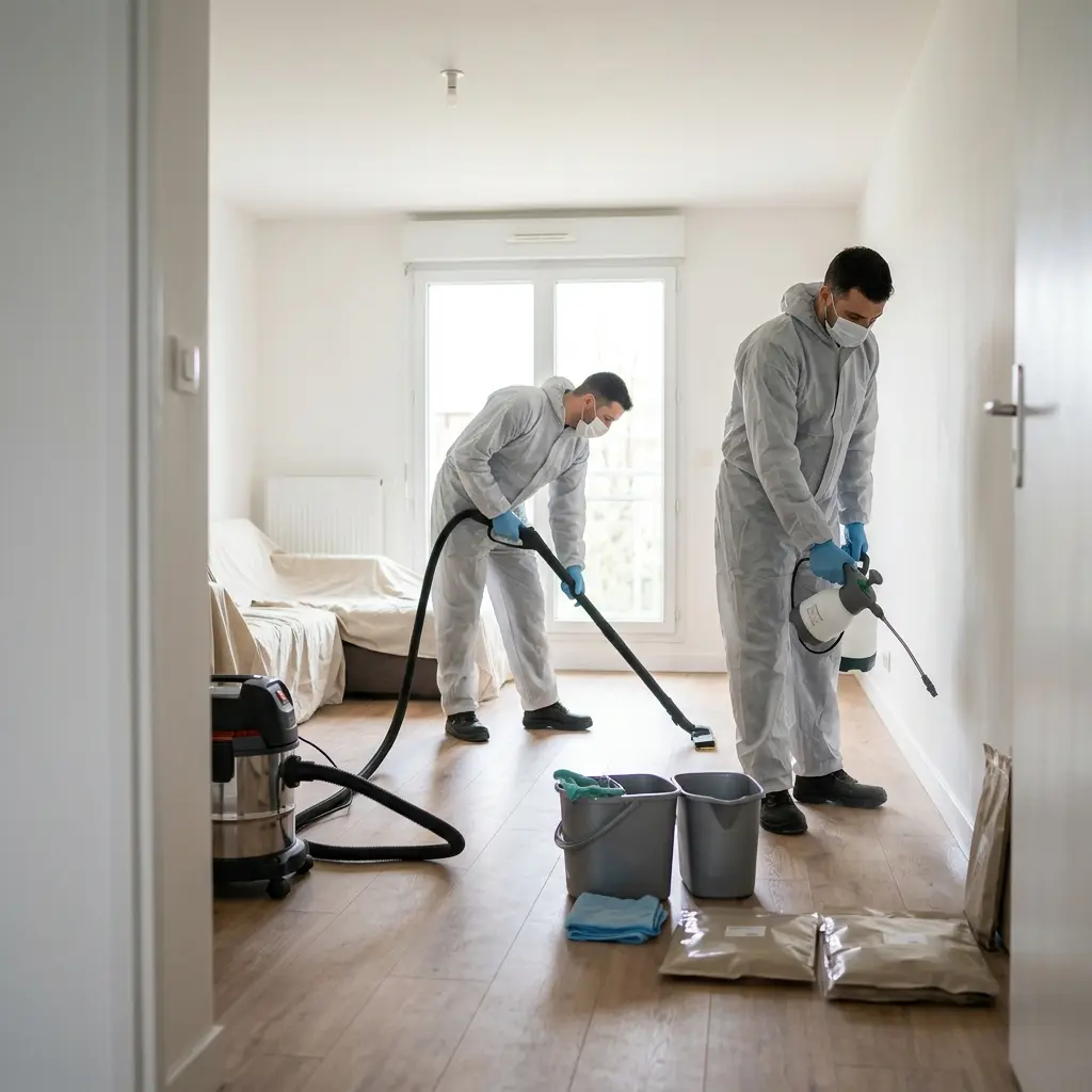 Un protocole technique pour une décontamination totale
