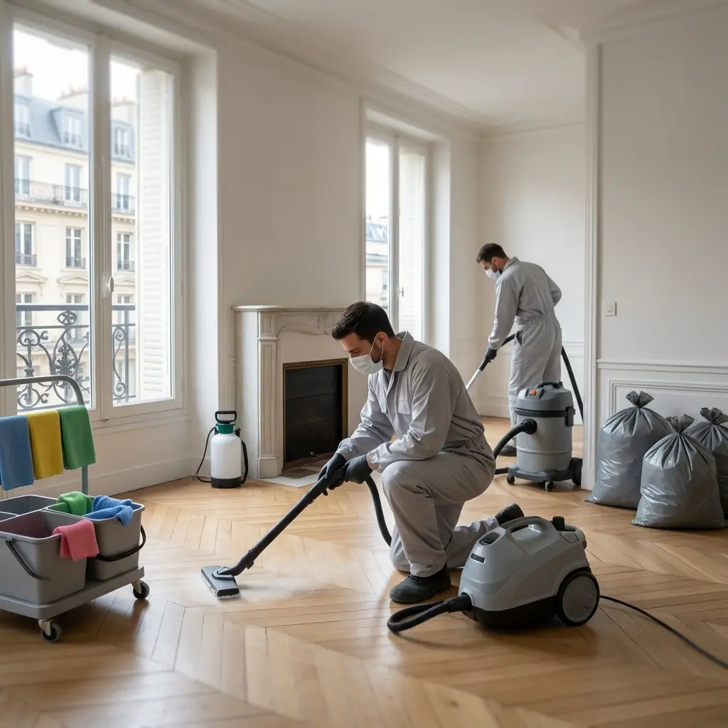 Nettoyage après crime Paris 4 (75004)
