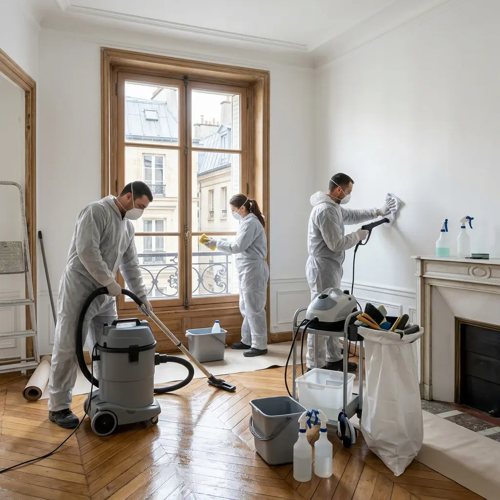 Nettoyage après crime Paris 6 (75006)