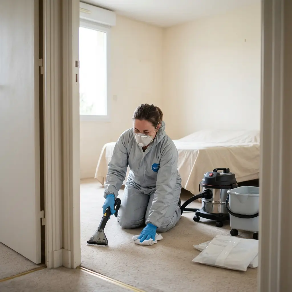 Un protocole de décontamination technique et rigoureux