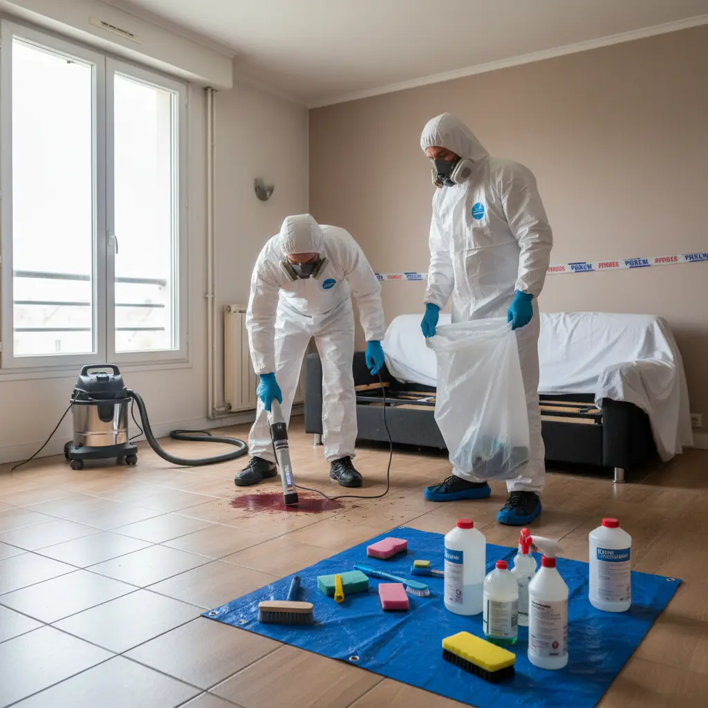 Notre méthode de nettoyage après crime à Vert-Saint-Denis