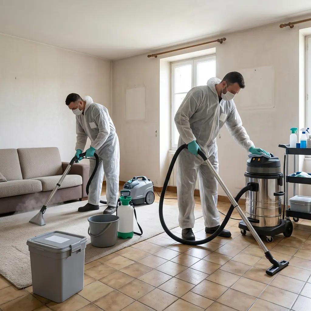 Réassurance après le nettoyage après crime à Ferté-sous-Jouarre