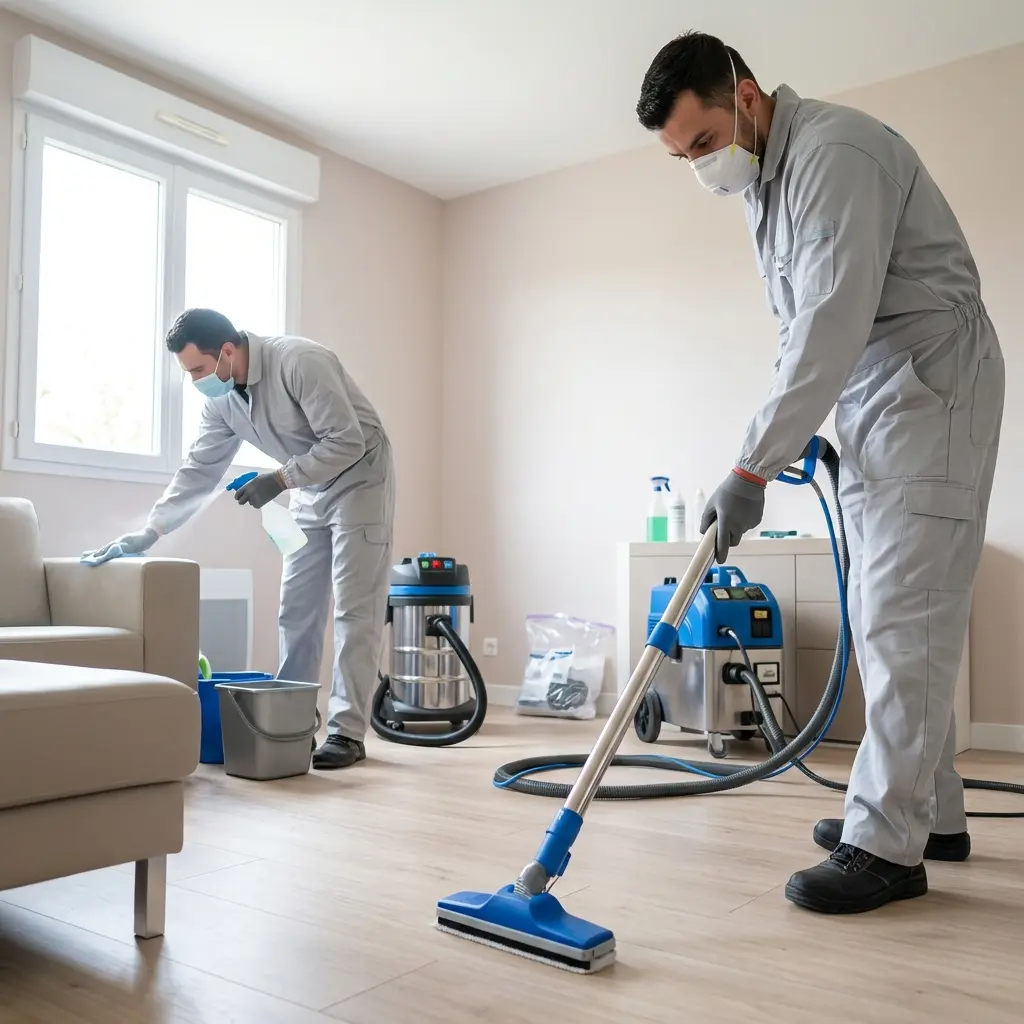 Un protocole de décontamination technique et rigoureux