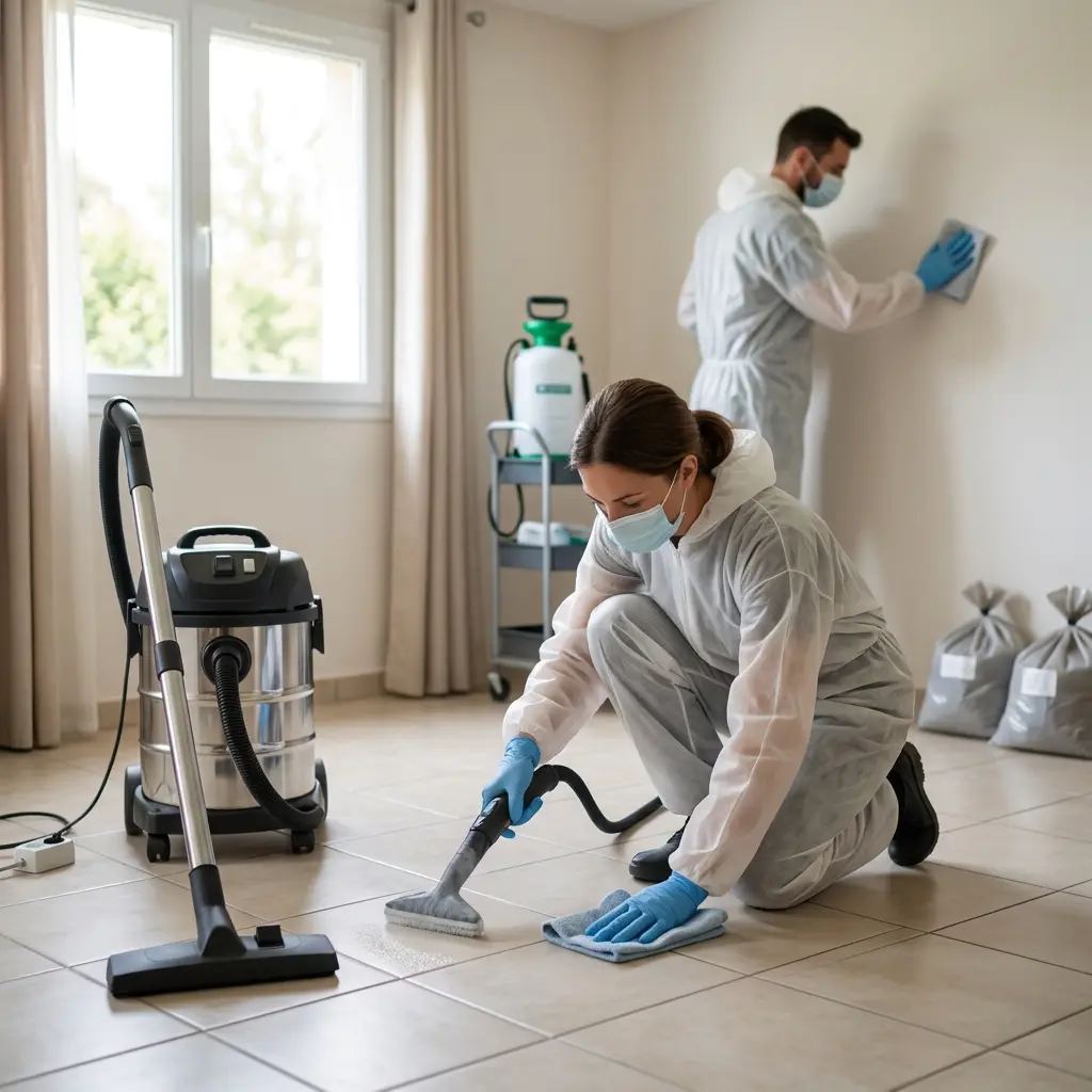Un protocole de décontamination technique et approfondi