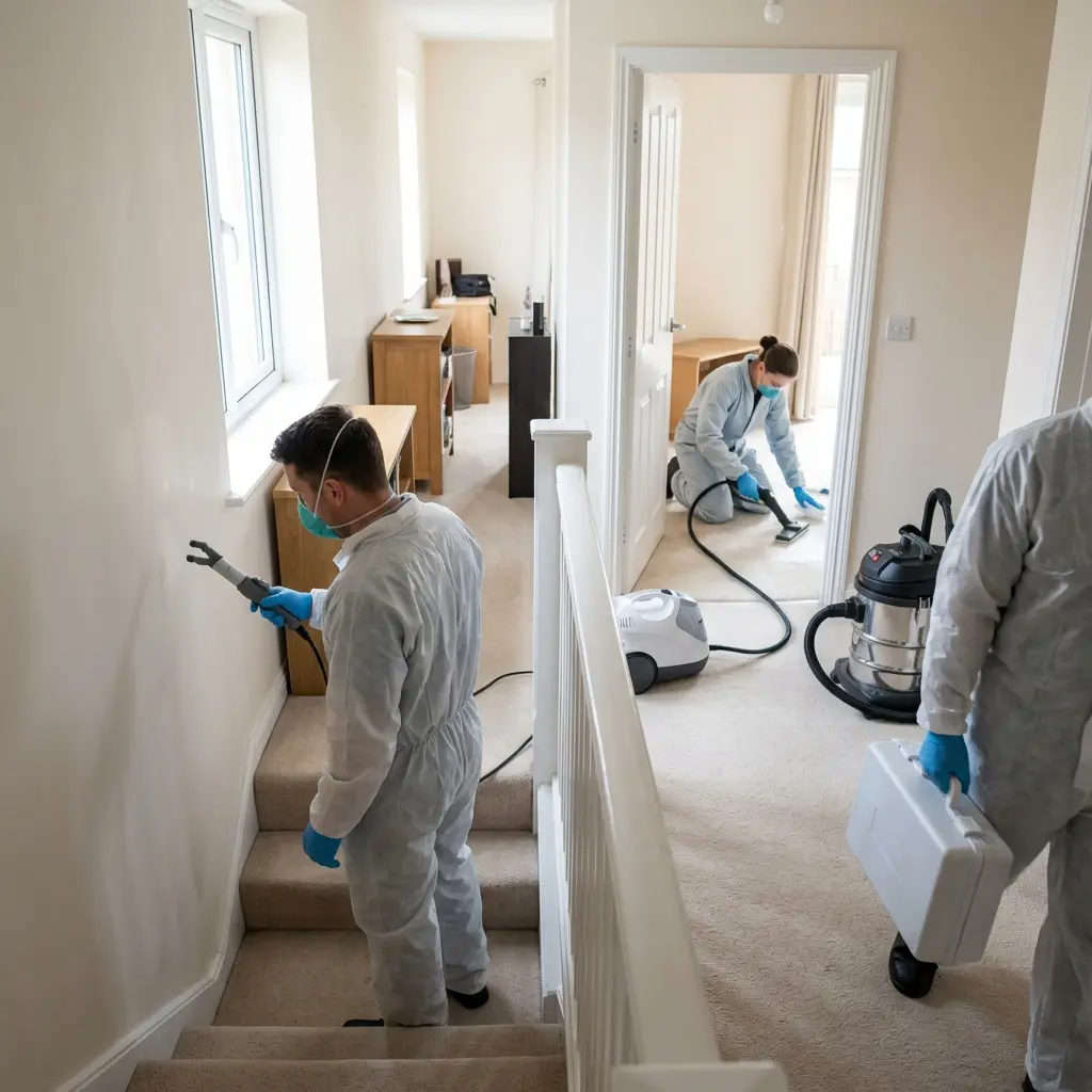Une technique de décontamination rigoureuse et professionnelle