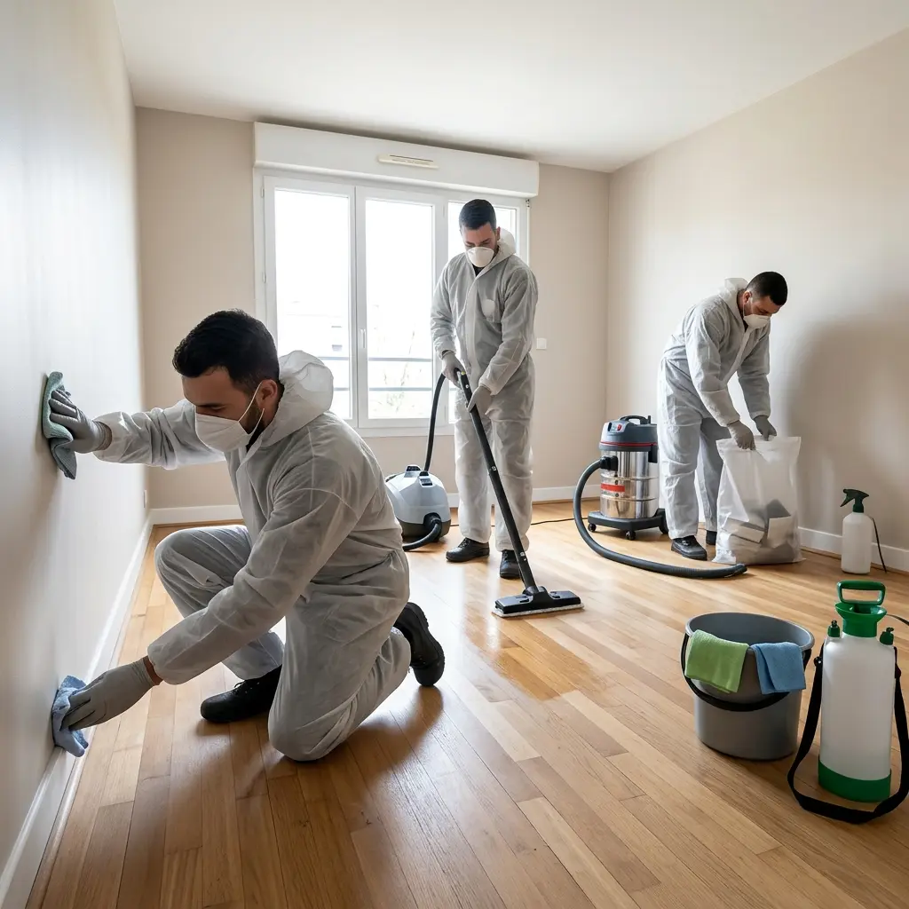 Traitement technique et décontamination profonde