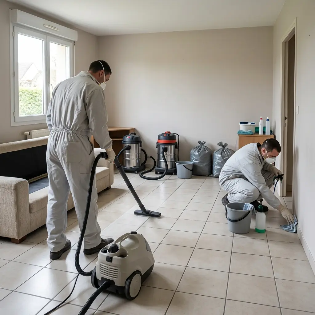 Nettoyage après crime Bruyères-le-Châtel (91680)