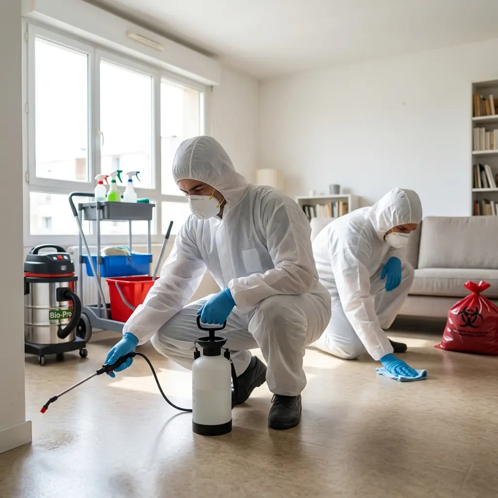 Une approche technique pour l'élimination des traces biologiques