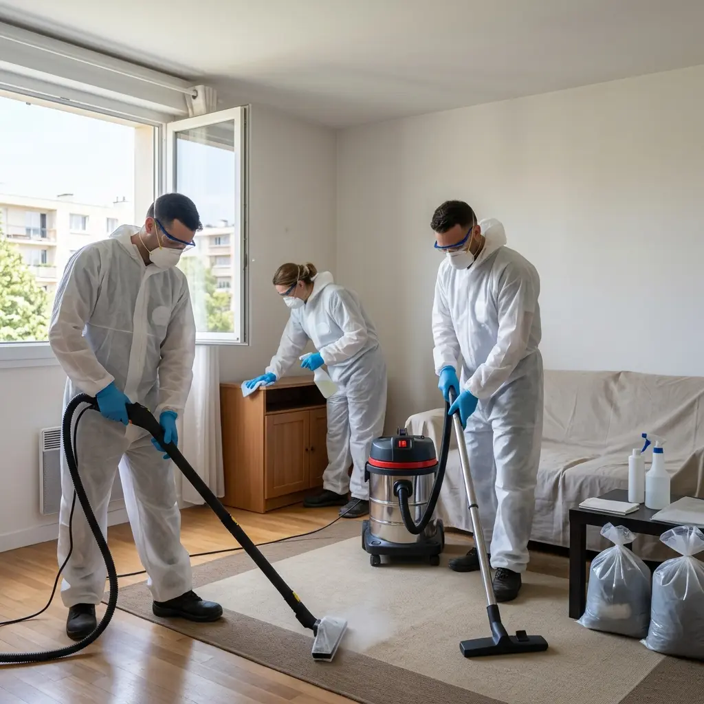 Une procédure de décontamination rigoureuse