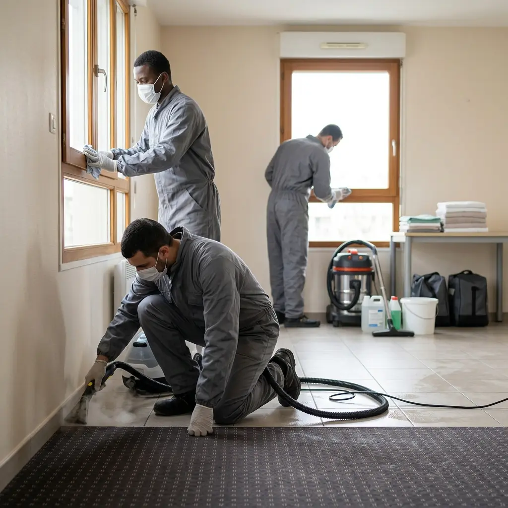 Notre approche technique pour un nettoyage après crime à Courneuve