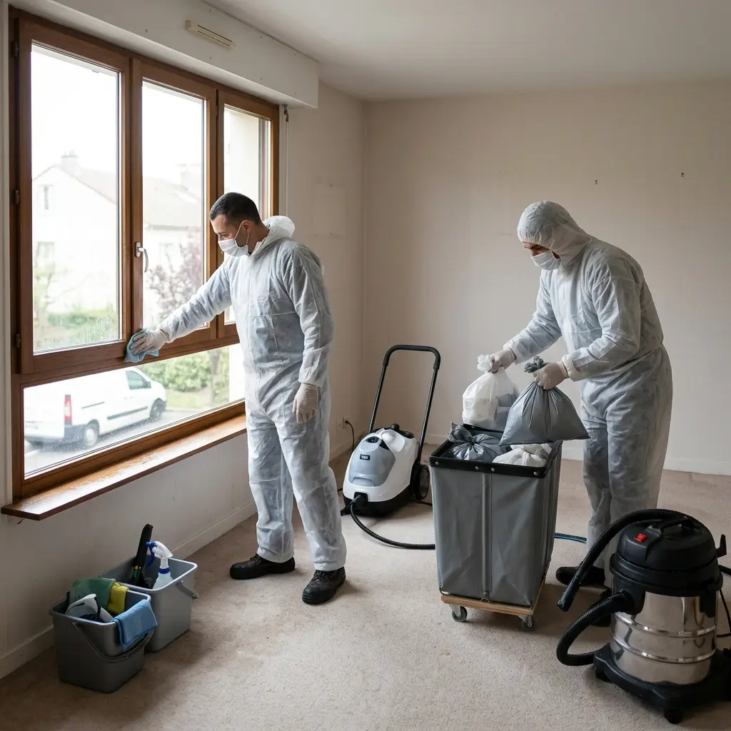 Traitement technique des zones contaminées