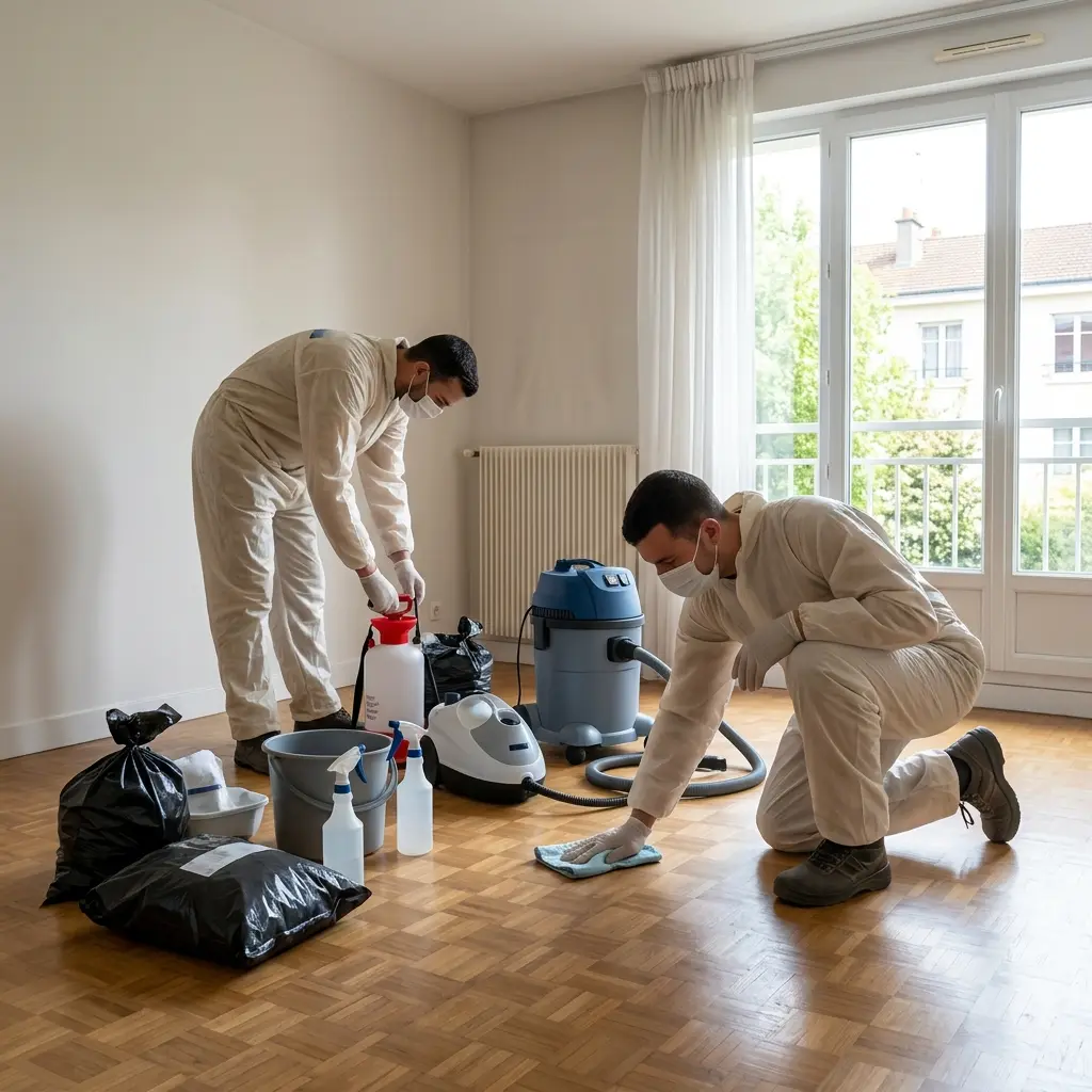 Traitement technique et élimination des risques biologiques