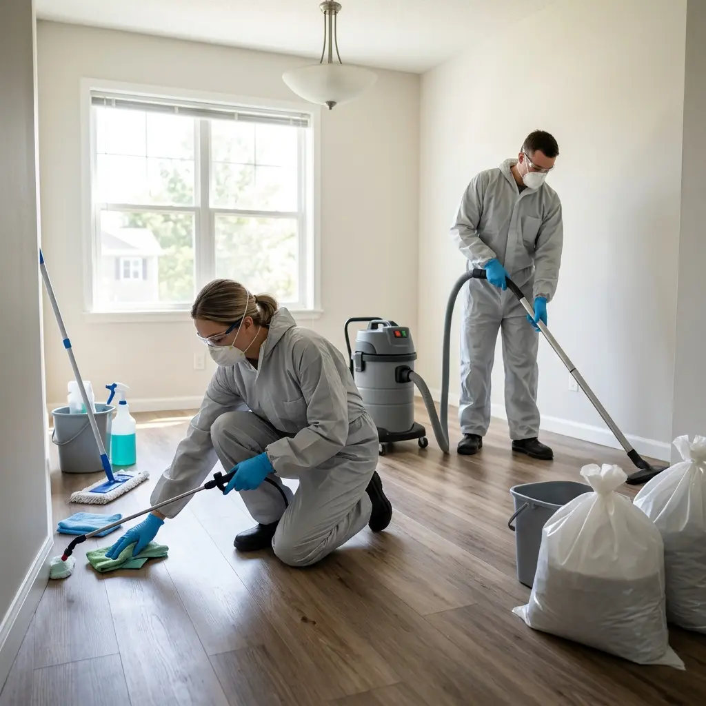 Traitement technique et décontamination profonde