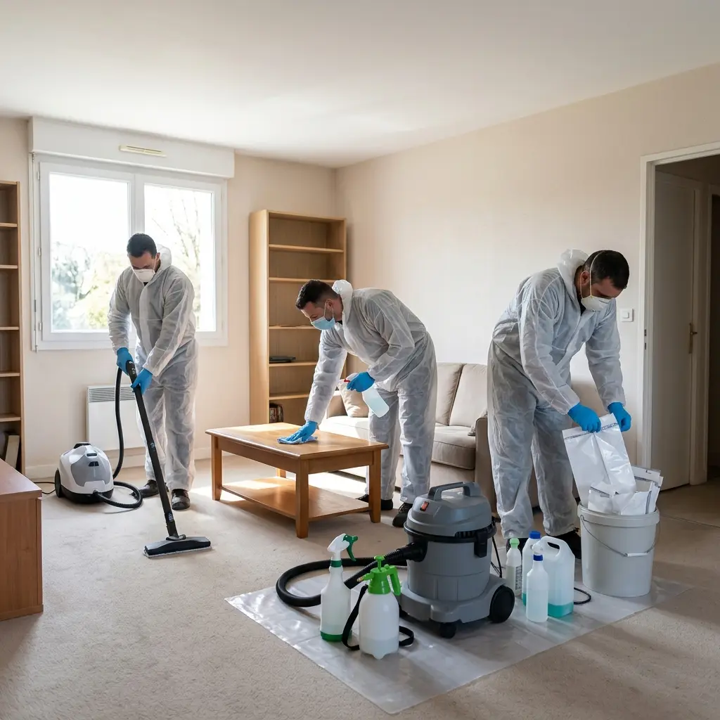 Techniques de nettoyage et de décontamination