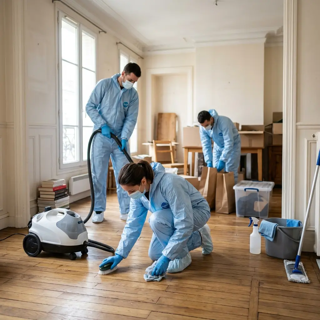 Notre méthode professionnelle pour le nettoyage après décès à Paris 20