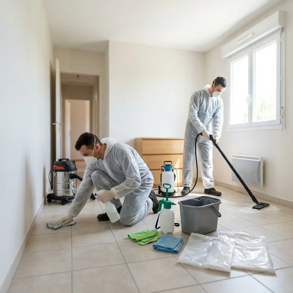 Une procédure de décontamination rigoureuse