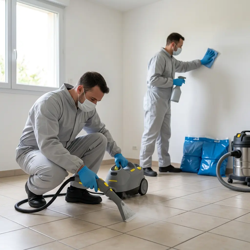 Une désinfection technique et profonde du domicile