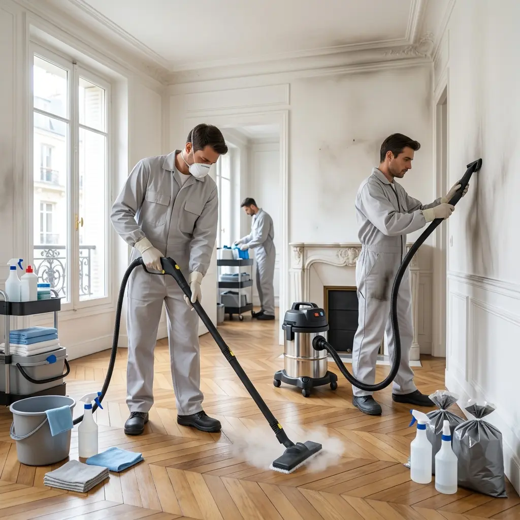 Notre approche détaillée pour un nettoyage complet après sinistre à Paris 7