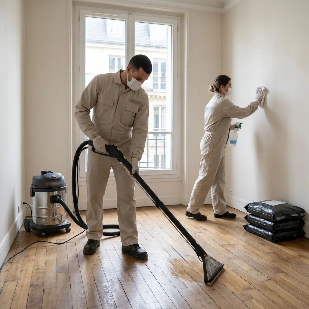 Un intérieur sain et sécuritaire après sinistre à Paris 7