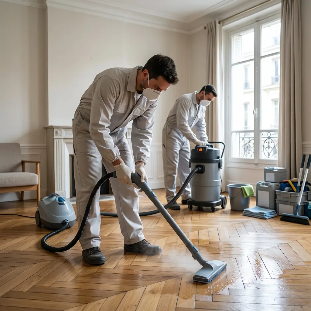 En toute sérénité, votre espace est remis en état