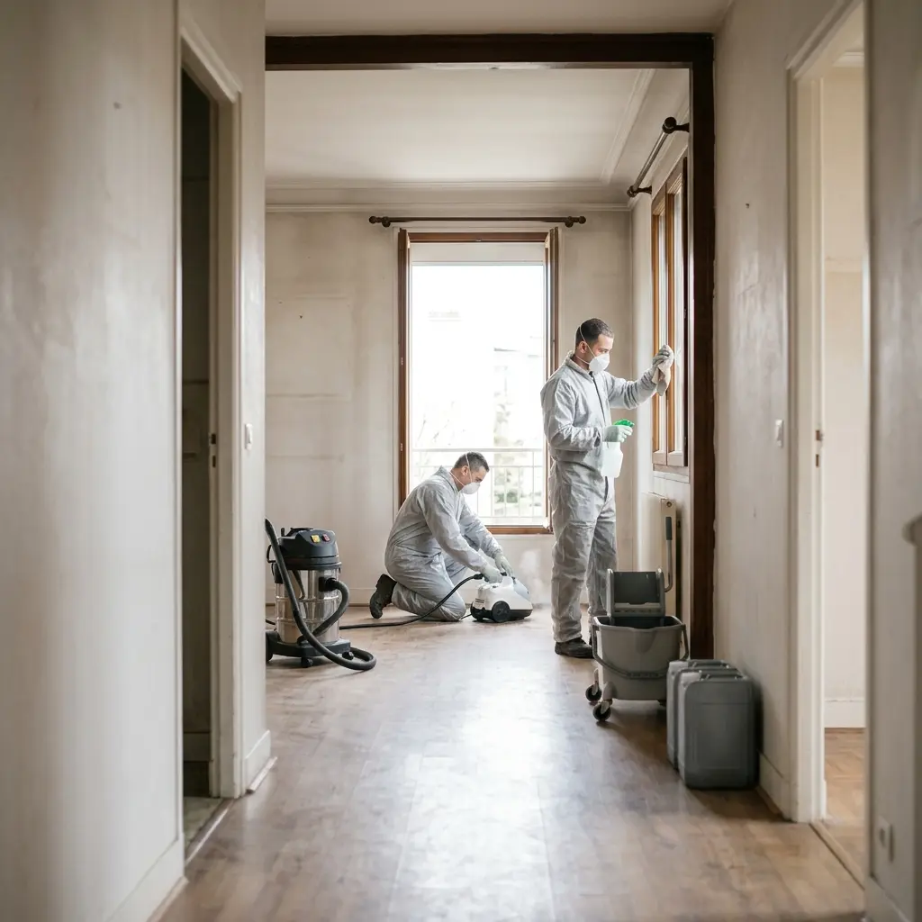Notre approche pour nettoyer’après sinistre