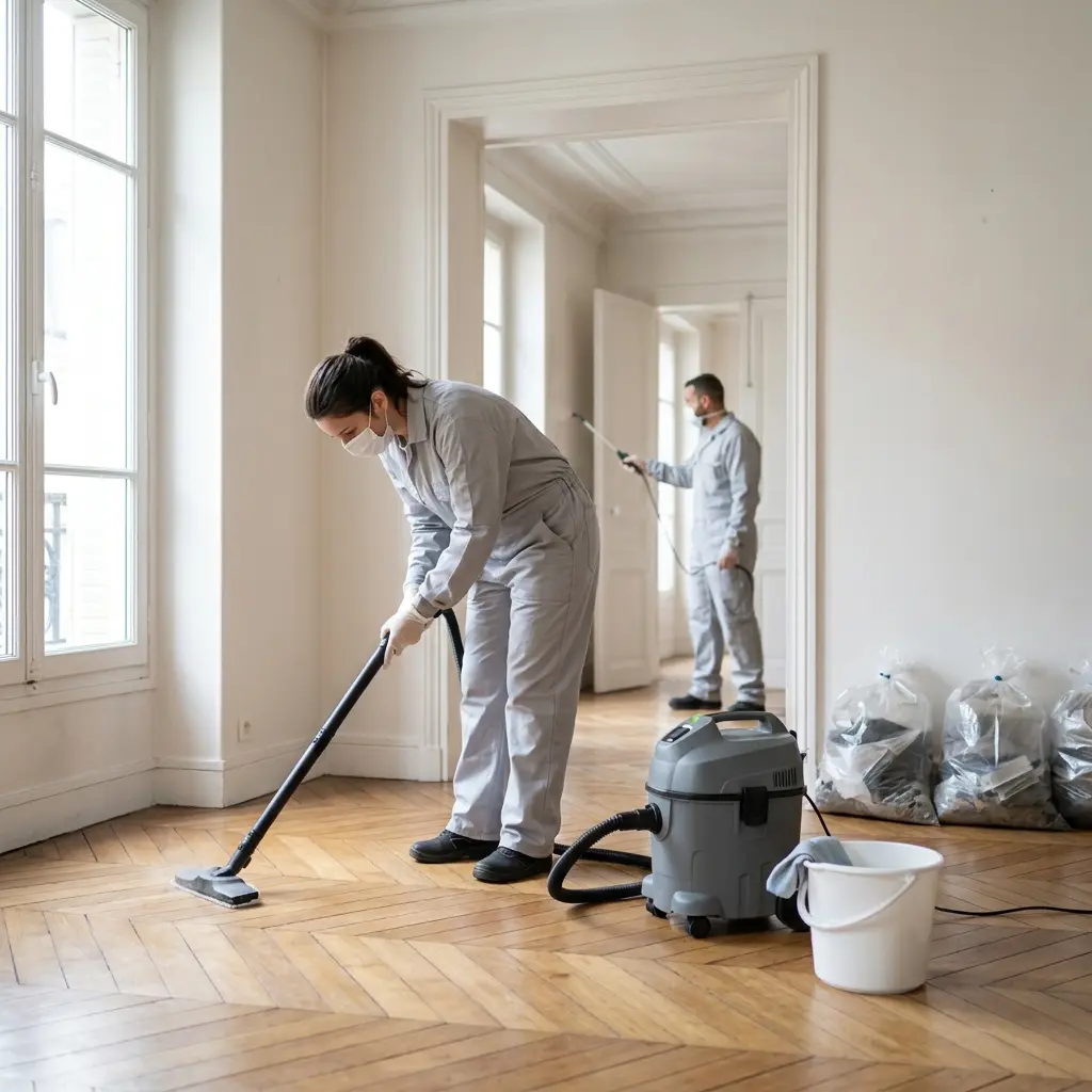 Comment se passe l’intervention de Nettoyage logement insalubre à Paris 19