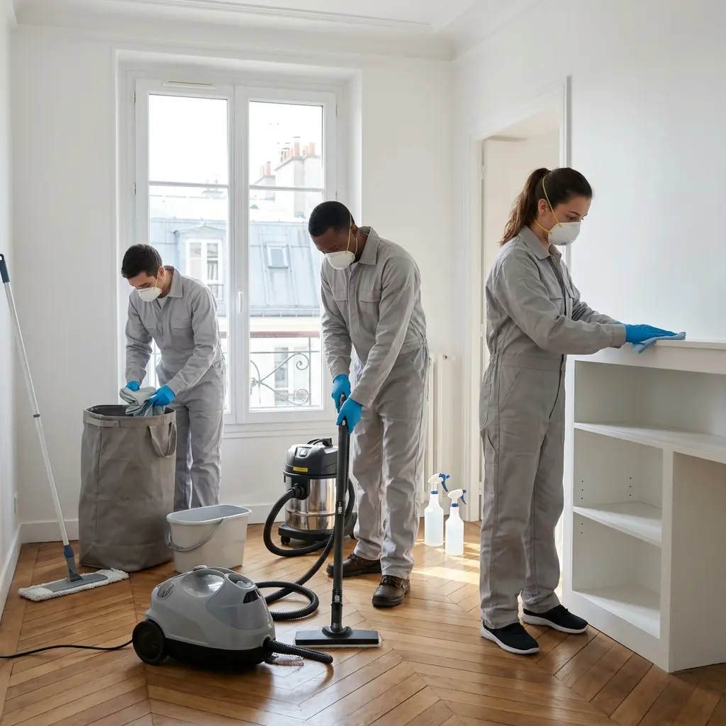 Votre espace renaît grâce à notre expertise en nettoyage logement insalubre à Paris 20e