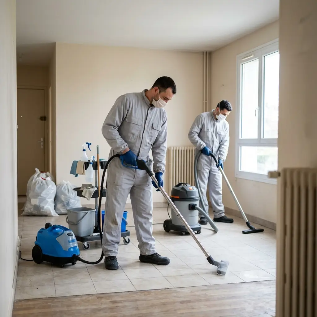 Comment se déroule l'intervention de Nettoyage logement insalubre à Pontcarré ?