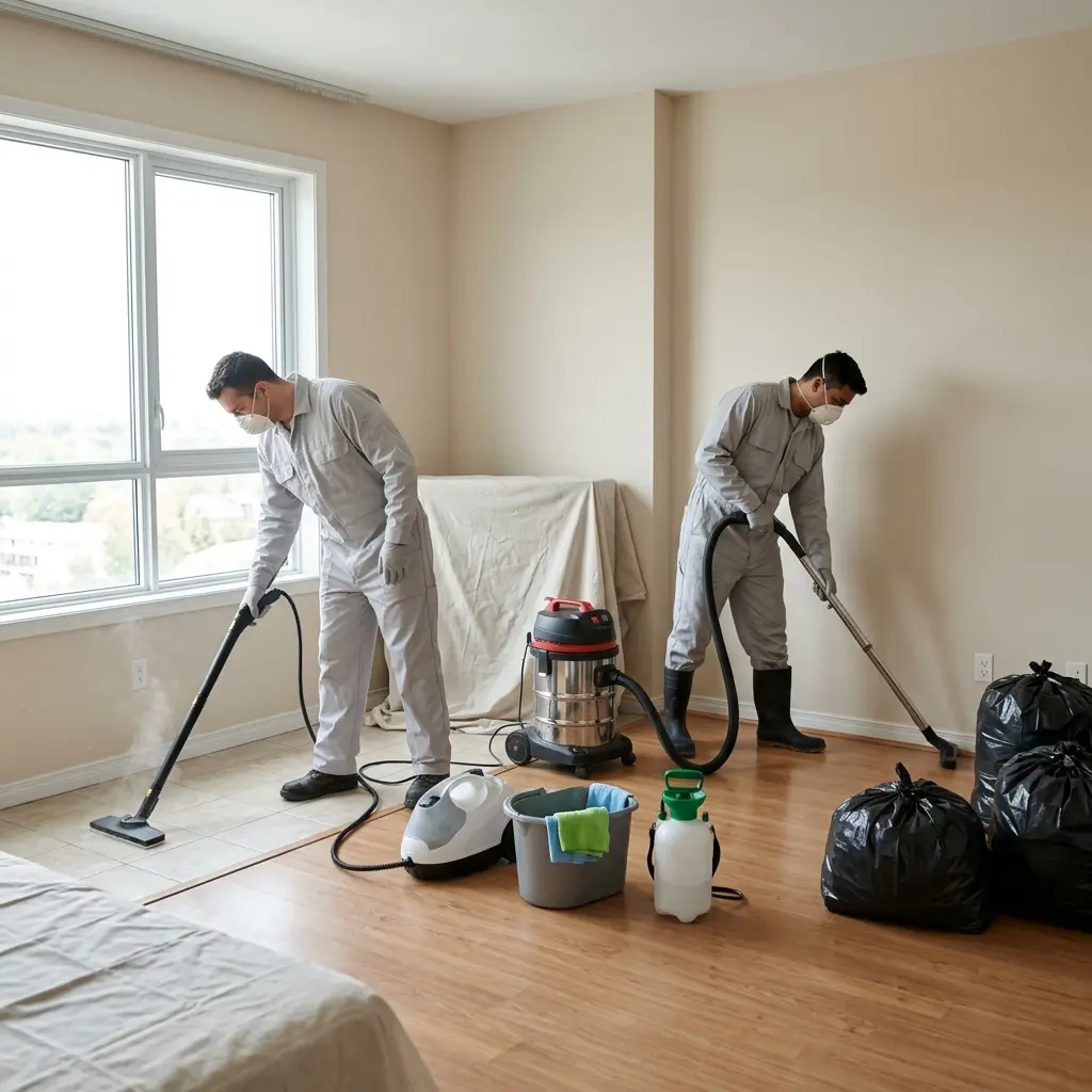 Finaliser le nettoyage : étapes clés pour un logement sans contamination