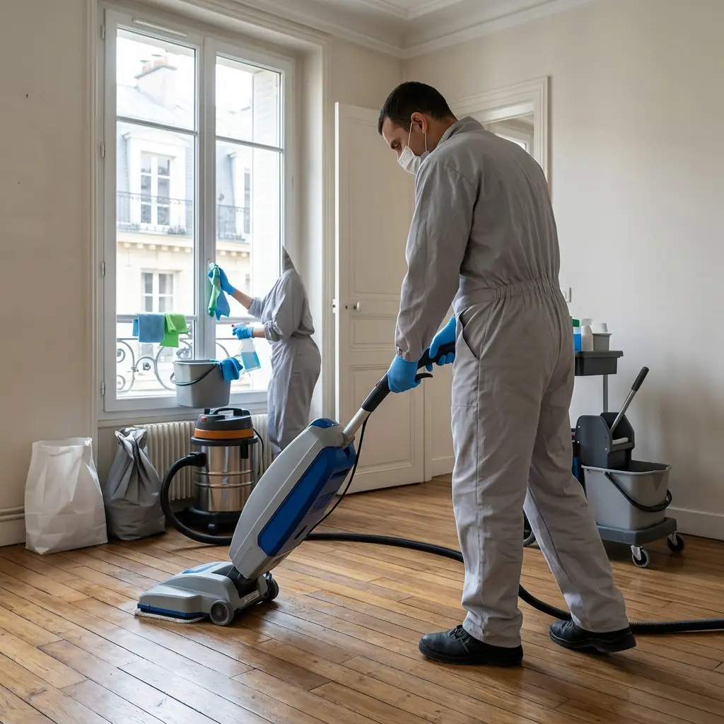 Comment se déroule l'intervention de nettoyage logement insalubre à Jouy-en-Josas ?