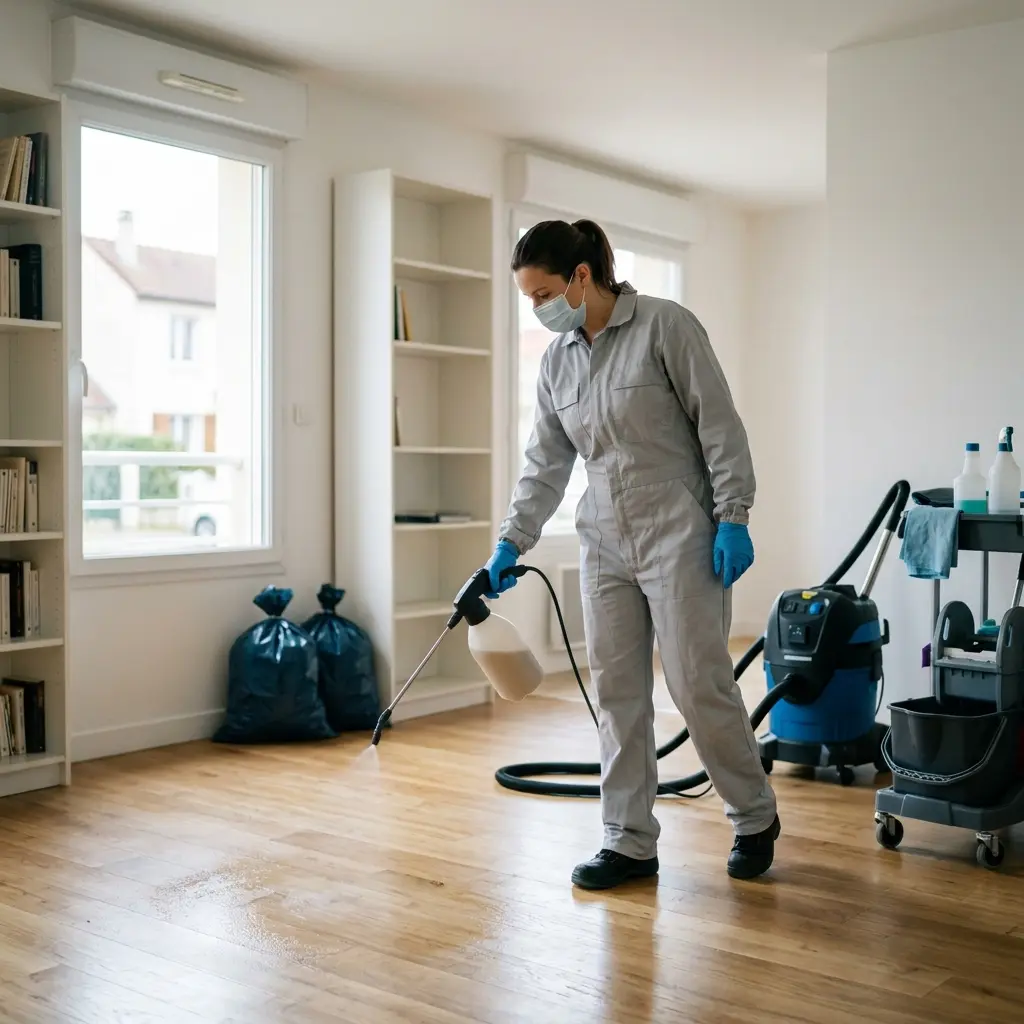 Comment se déroule l’intervention nettoyage logement insalubre à Septeuil ?