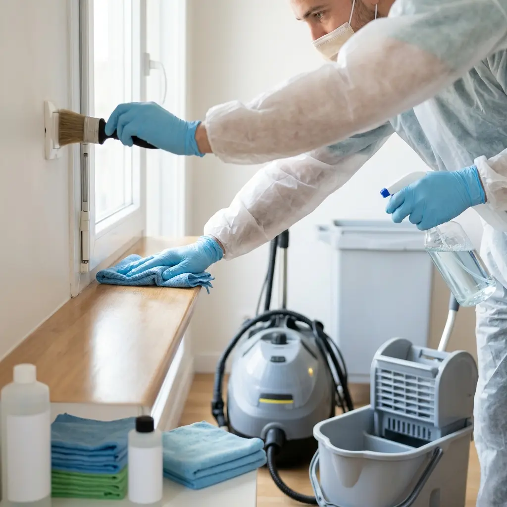 Notre approche de nettoyage et décontamination