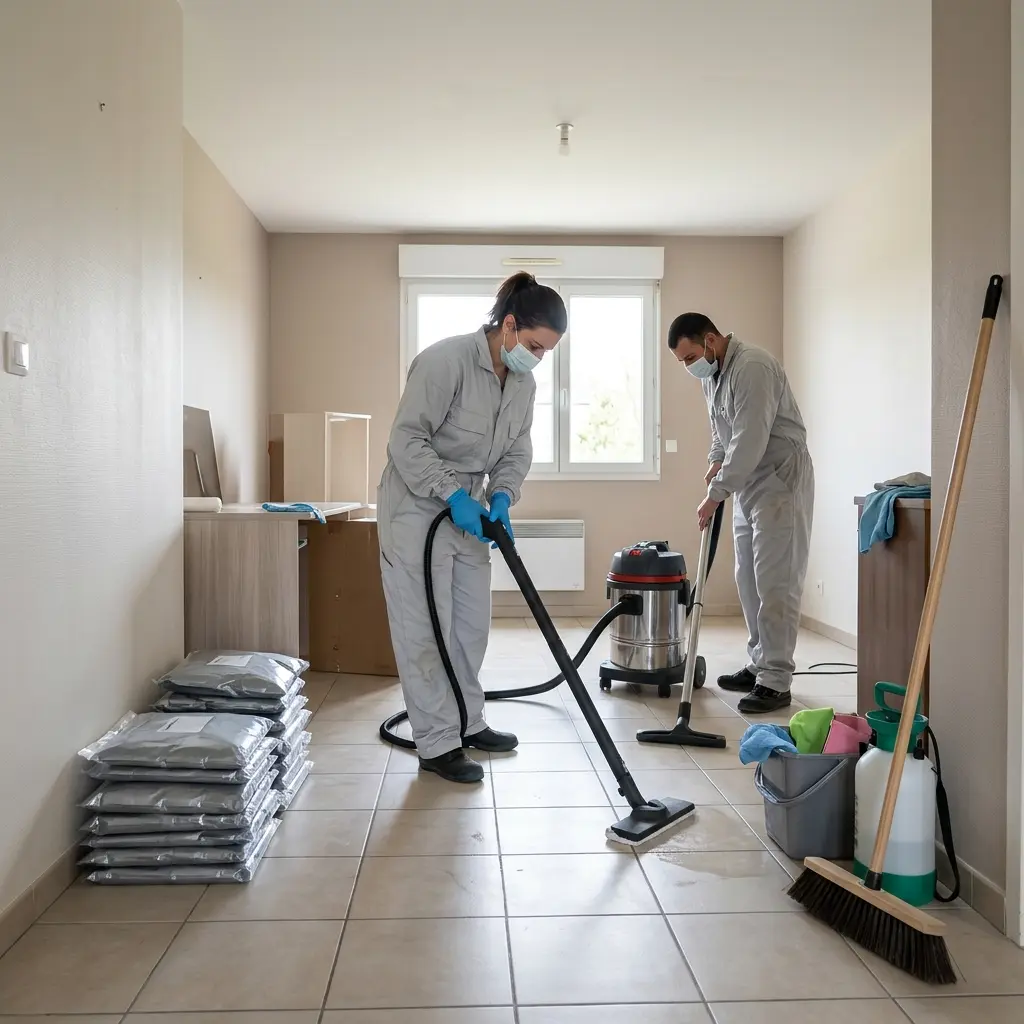 Nettoyage logement insalubre Bruyères-le-Châtel (91680)