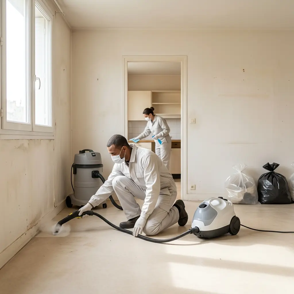 Comment se déroule l’intervention de nettoyage logement insalubre à Saint-Ouen-sur-Seine ?